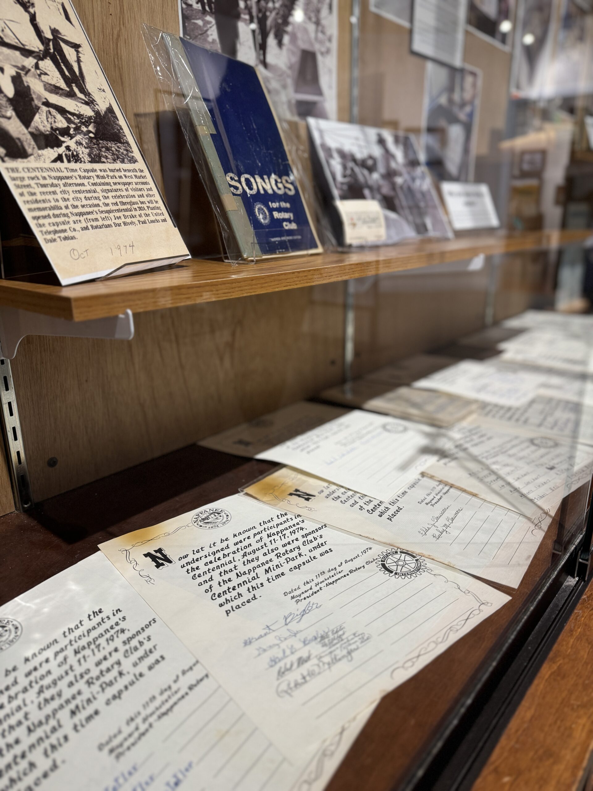 1974 Rotary Time Capsule